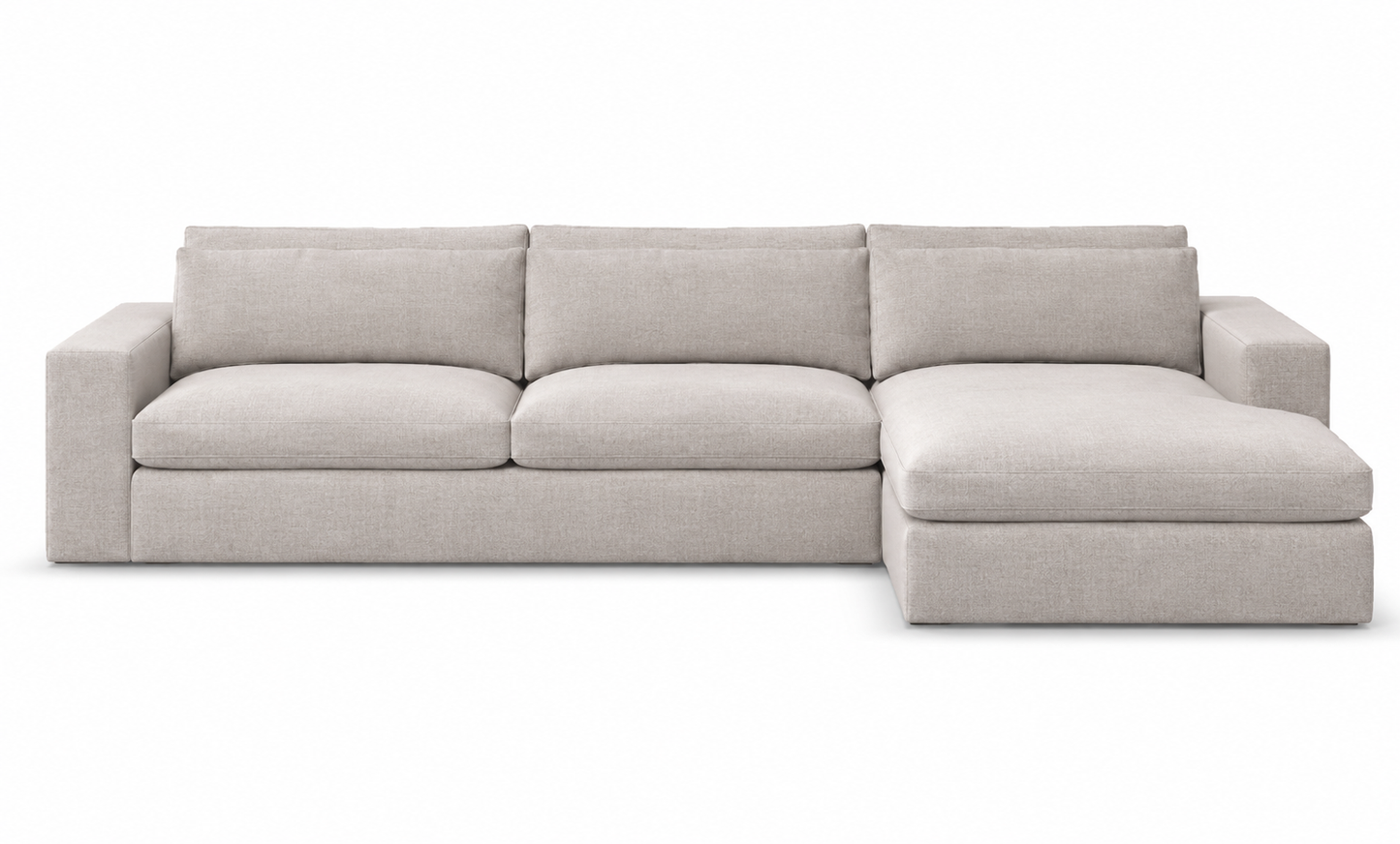 Younger Furniture Big Easy Extra Deep & Wide Arm & Kidney Pillow Sectional Collection