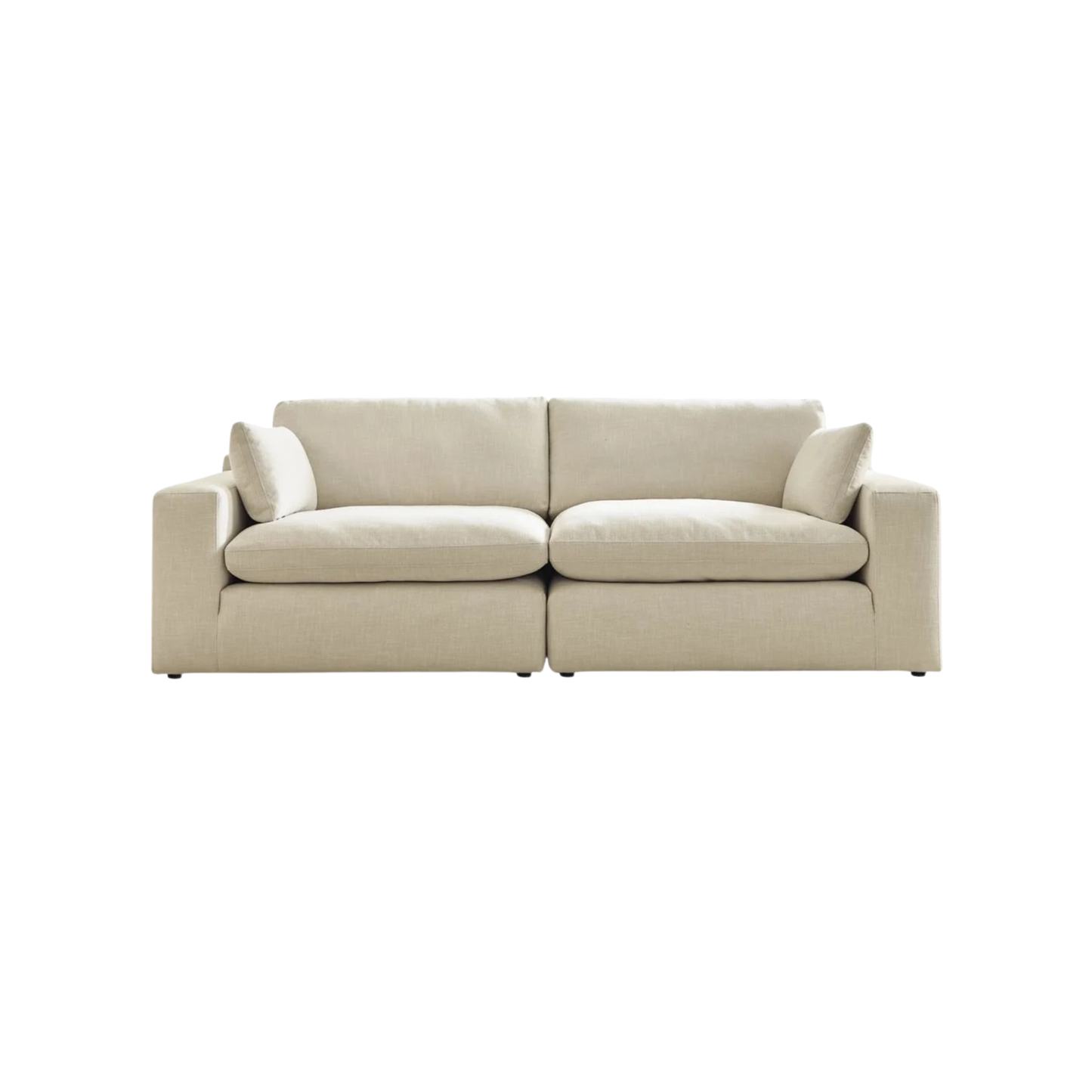 Elyza Modular Loveseat in Linen