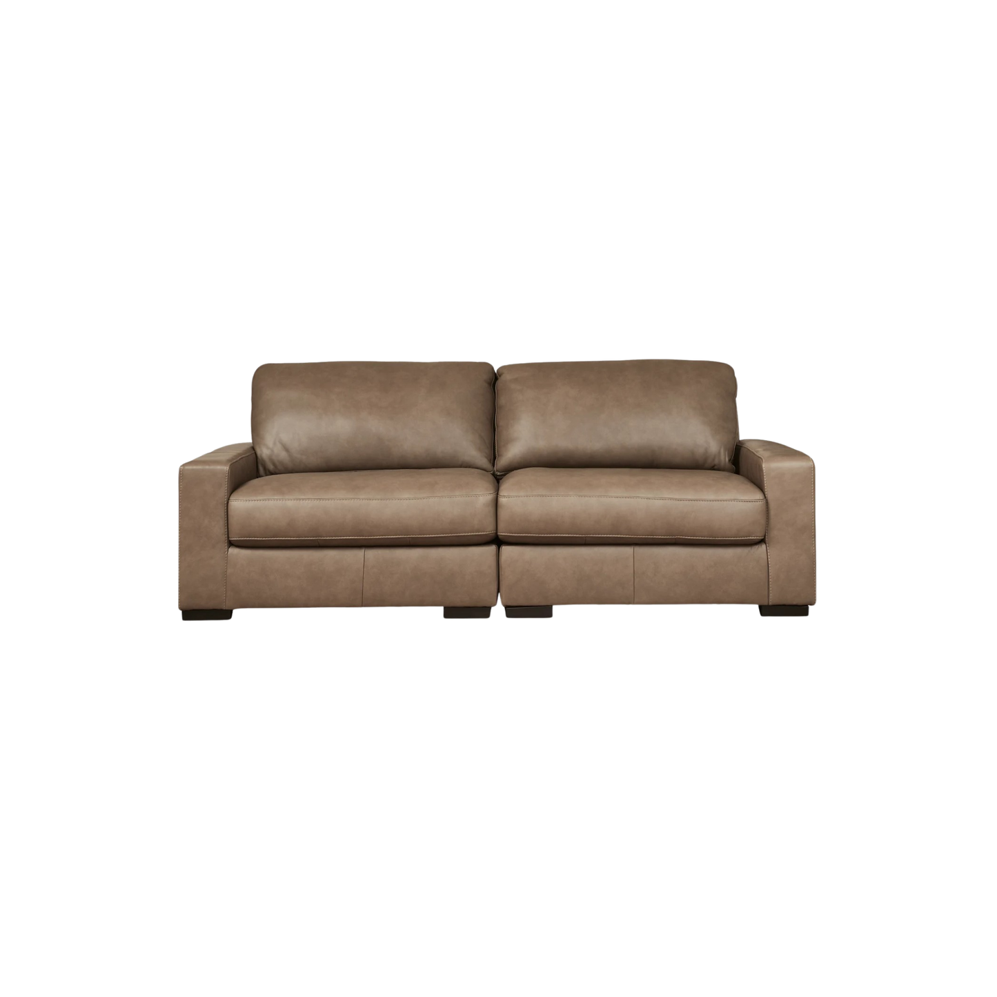 Veronella Modular Loveseat in Sahara Leather