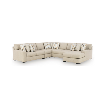 Laurelgrove 5-Piece Corner Sectional with Right Facing Chaise