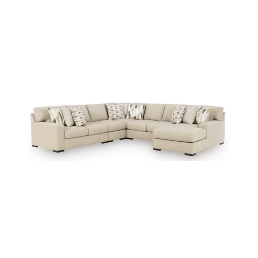 Laurelgrove 5-Piece Corner Sectional with Right Facing Chaise