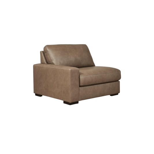 Veronella Modular Left Arm Facing Chair in Sahara Leather