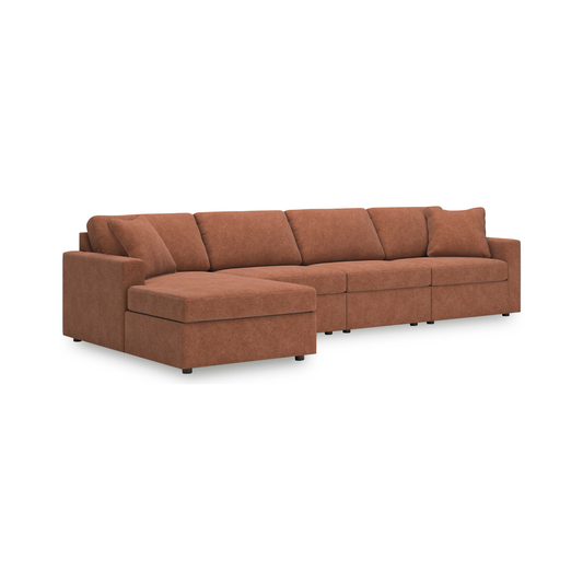 Modmax Modular 4-Piece Left Chaise Sectional
