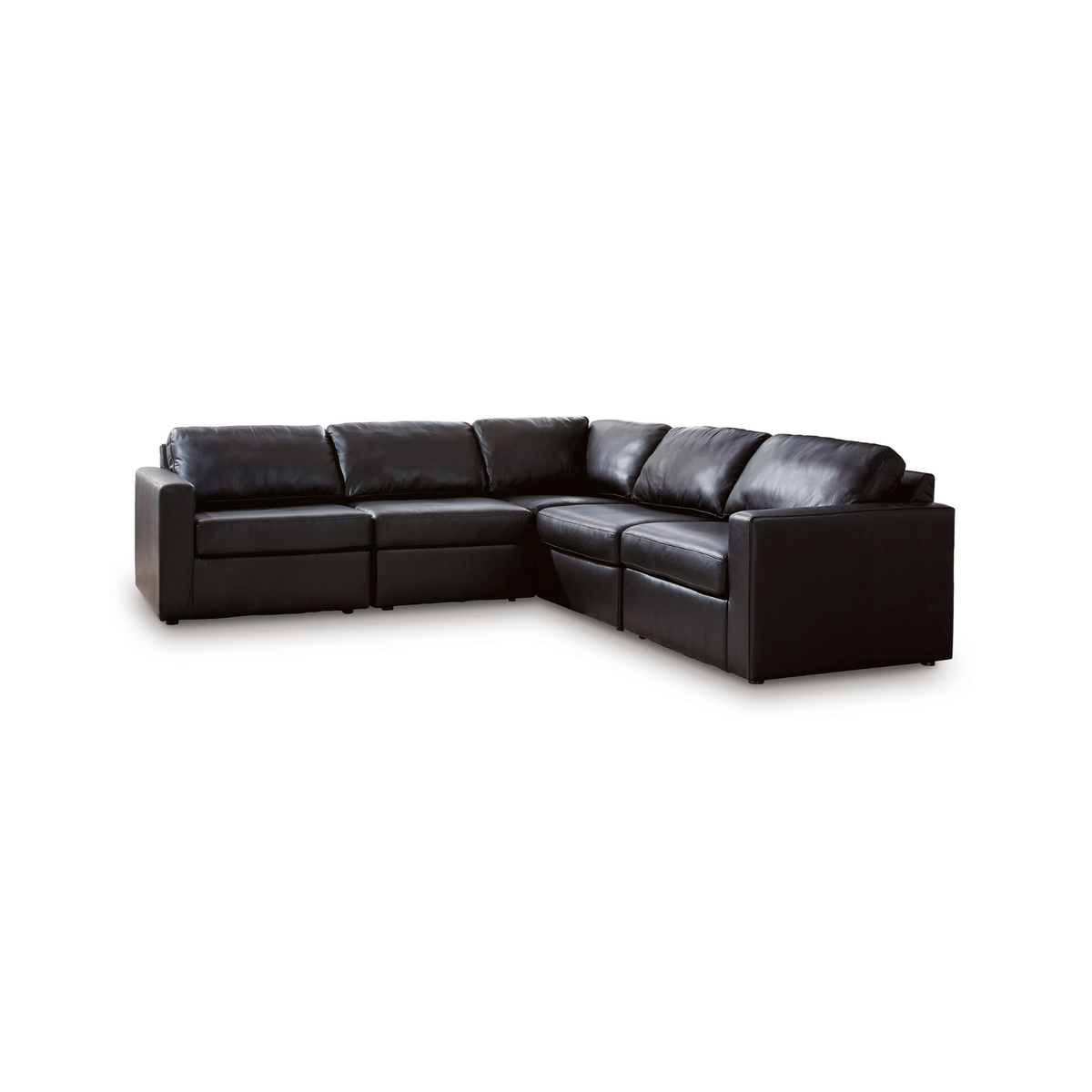 Modmax II Leather Modular 5-Piece Corner Sectional