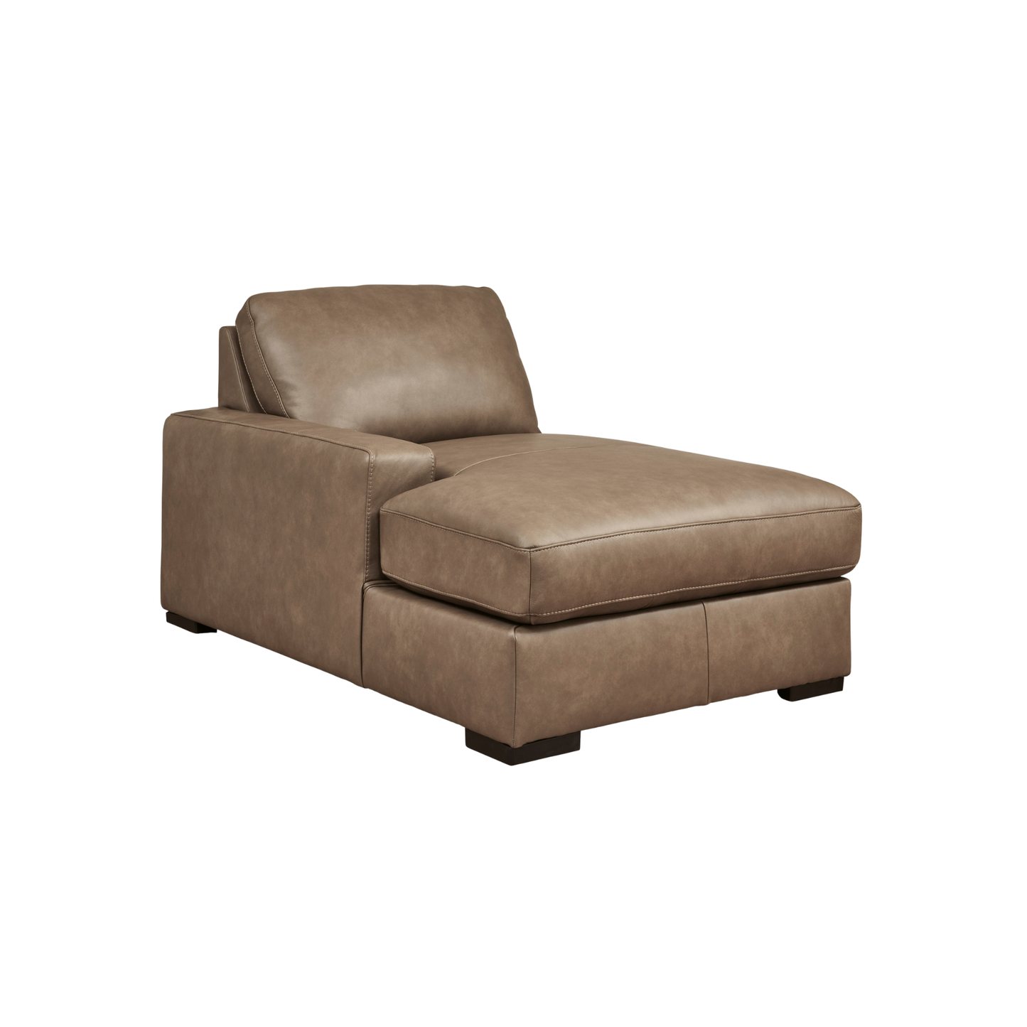 Veronella Modular Left Arm Facing Chaise in Sahara Leather