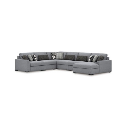 Bealton Modular 6-Piece L-Shape Sectional with Right Facing Chaise