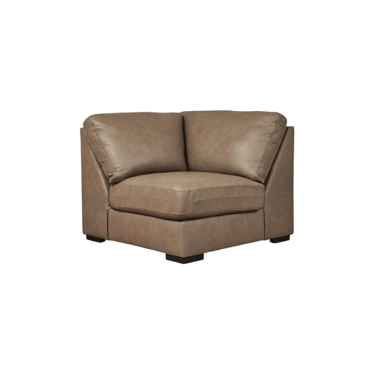 Veronella Modular Wedge Piece in Sahara Leather