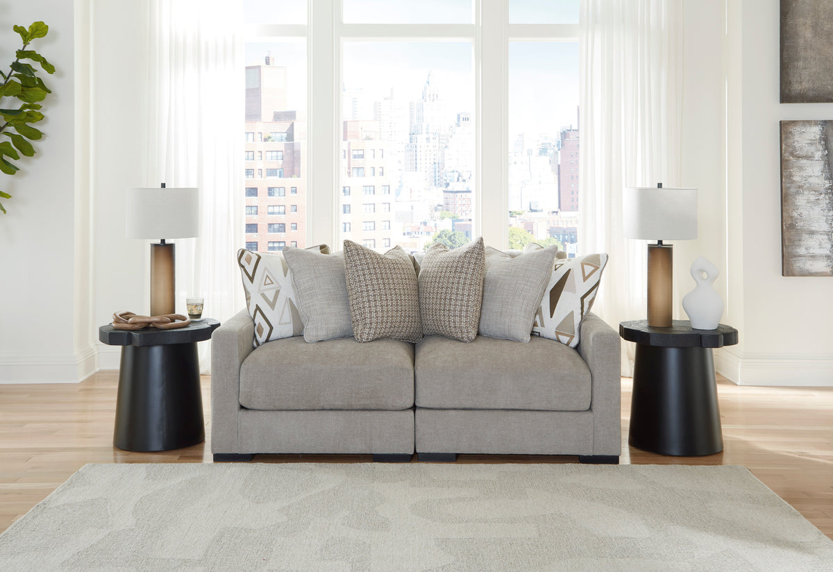 Aslan Court Modular Loveseat in Flax