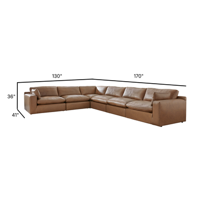 Emilia Modular 6-Piece L-Shape Sectional
