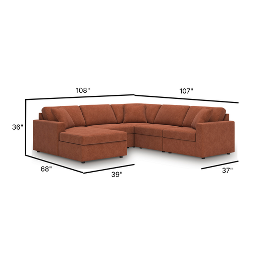 Modmax Modular Corner Sectional with Left Facing Chaise