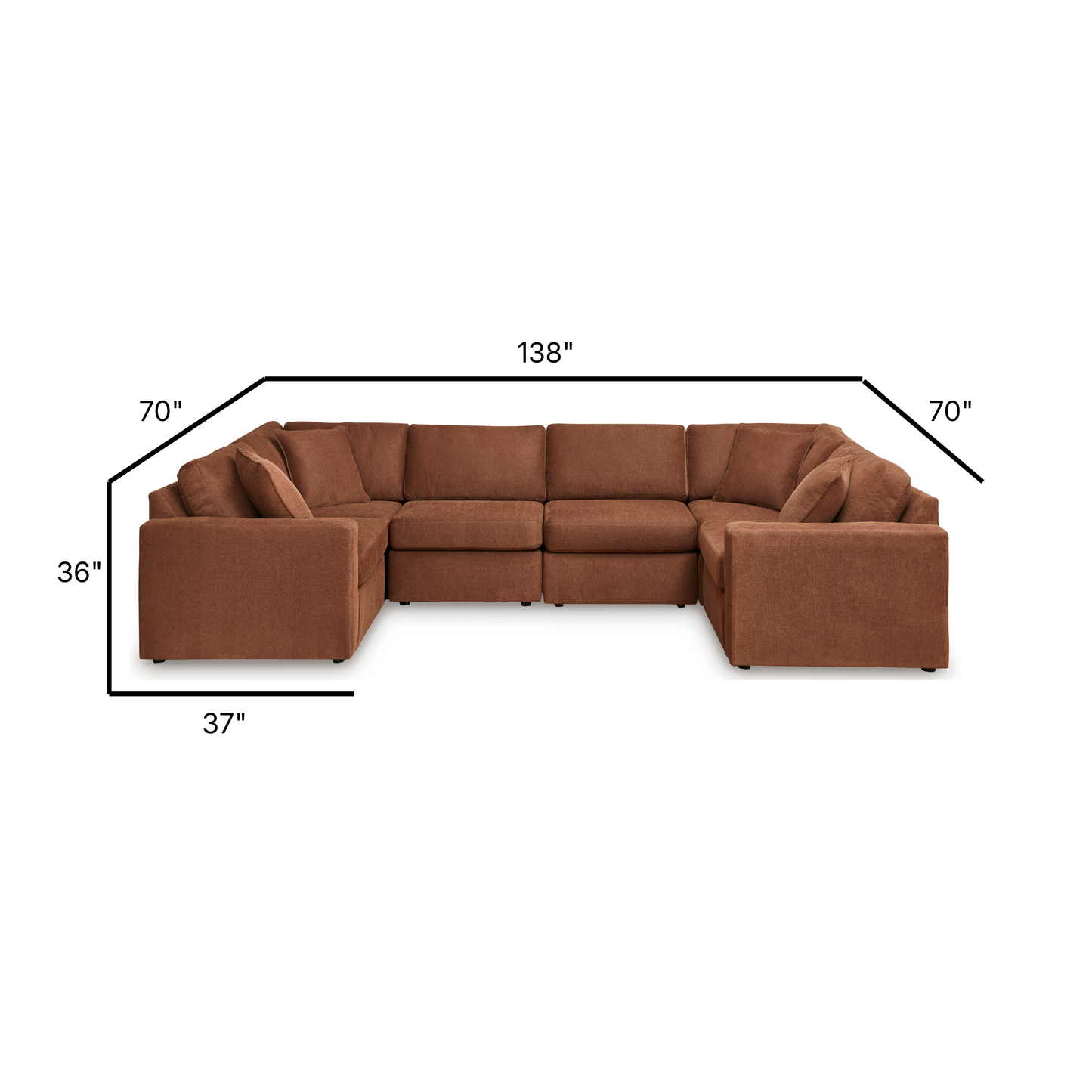 Modmax Modular U-Shape Sectional