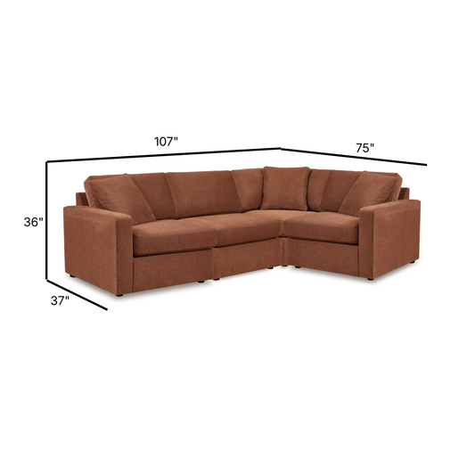 Modmax Modular 4-Piece L-Shape Sectional