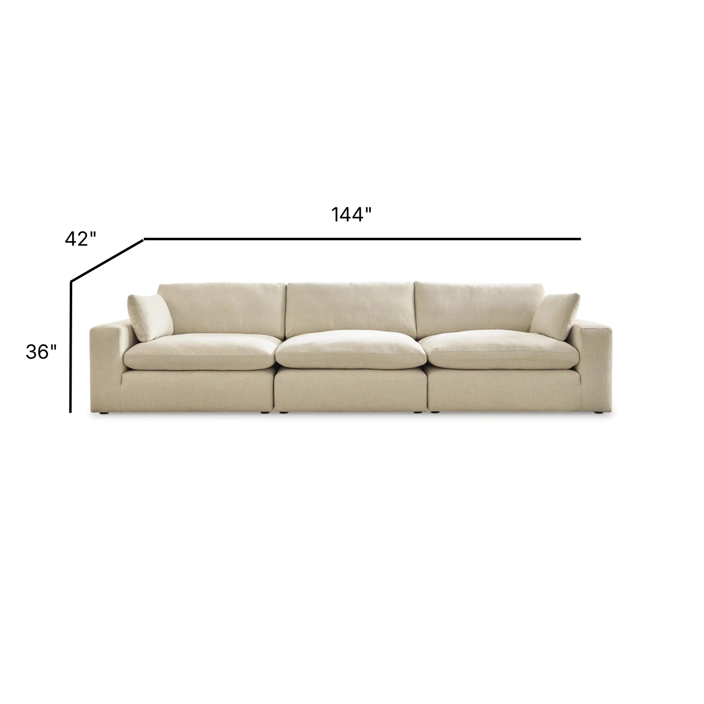 Elyza Modular Sofa in Linen