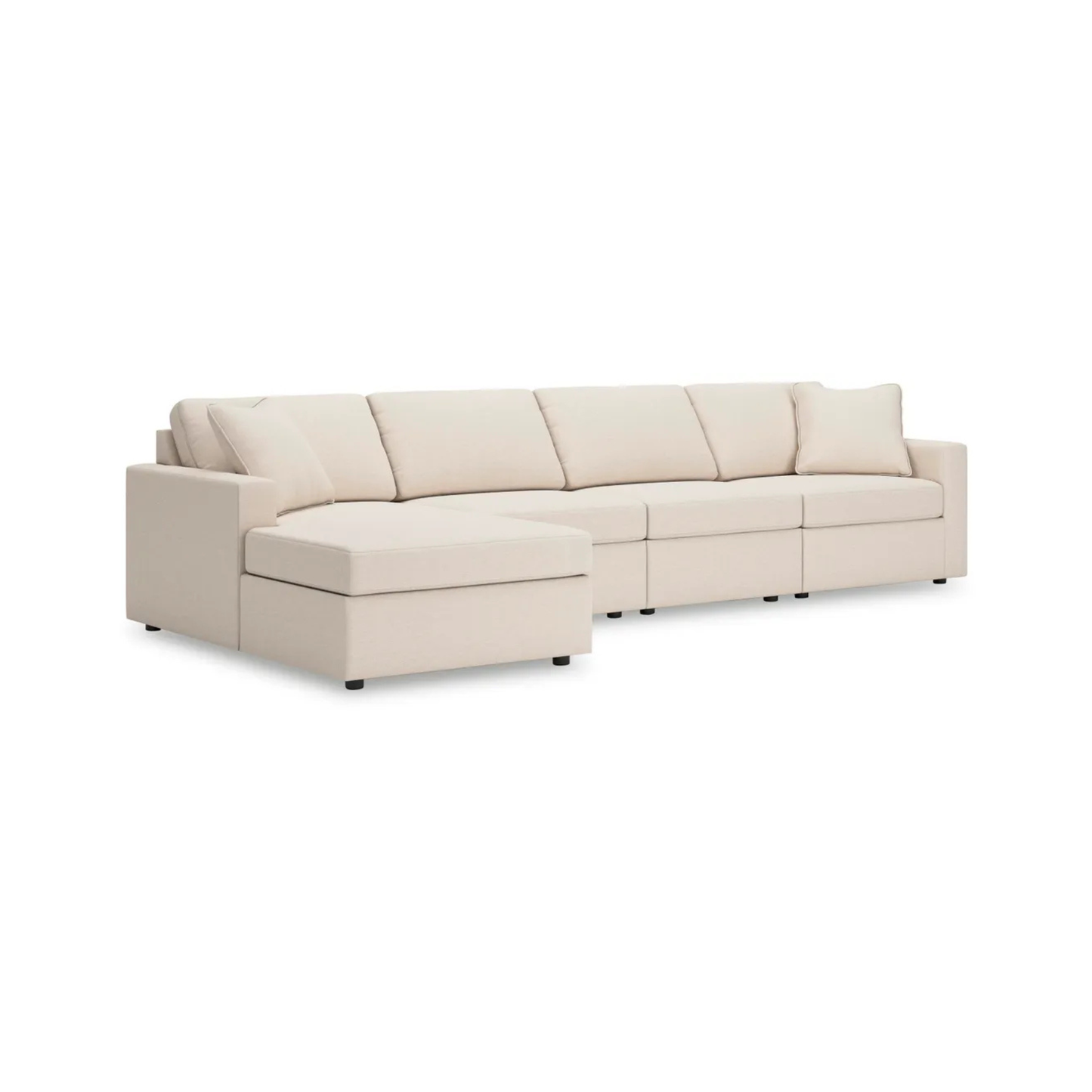 Modmax Modular 4-Piece Left Chaise Sectional