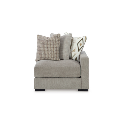 Aslan Court Modular Right Arm Facing Chair in Flax