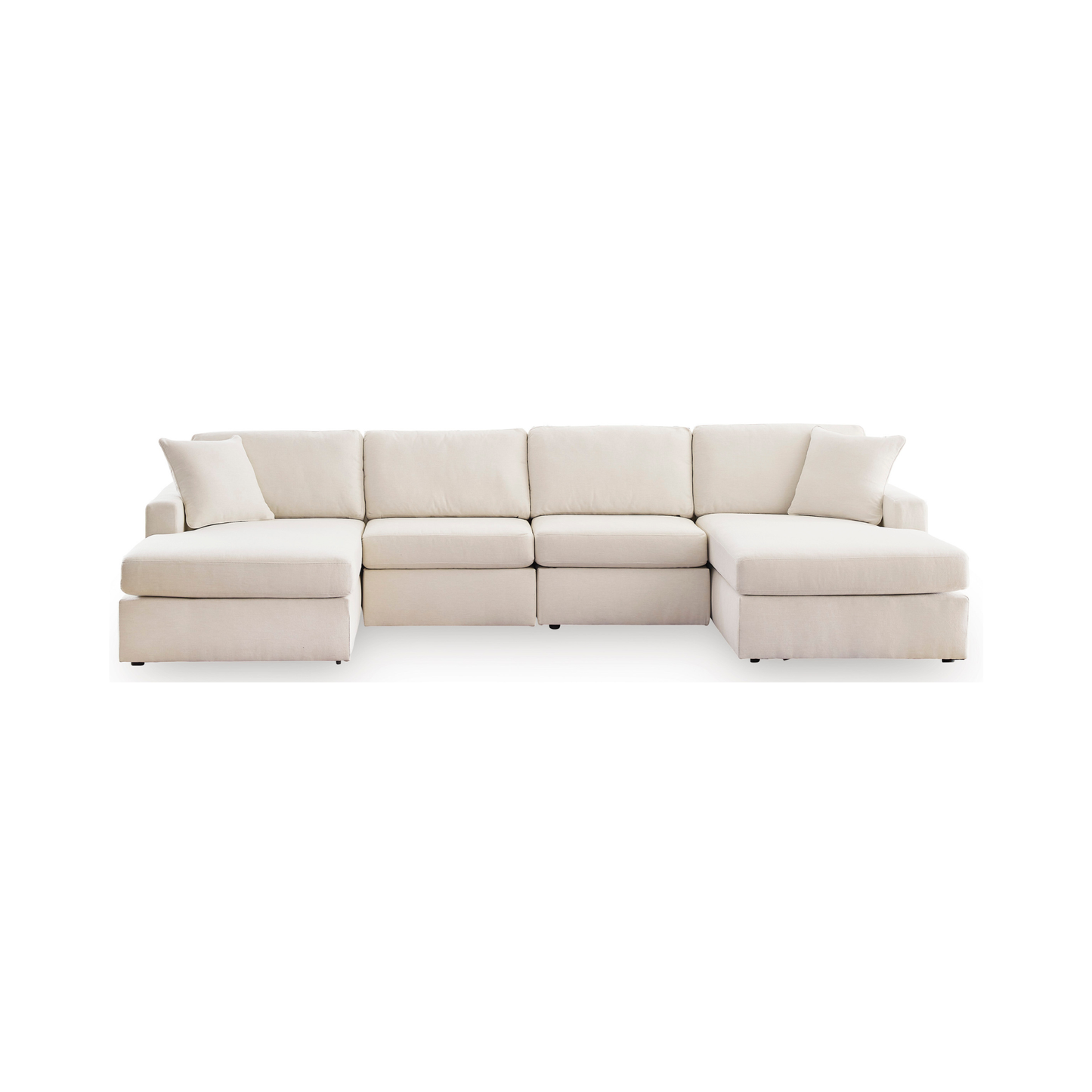 Modmax Modular 4-Piece Double Chaise Sectional