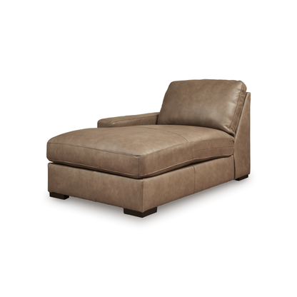 Veronella Modular Left Arm Facing Chaise in Sahara Leather