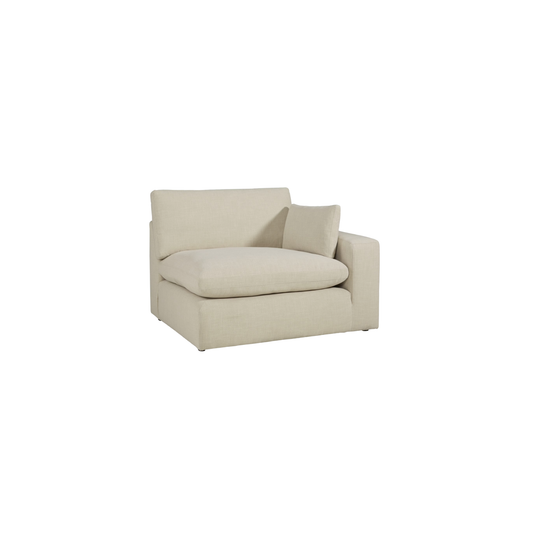 Elyza Modular Right Arm Facing Chair in Linen