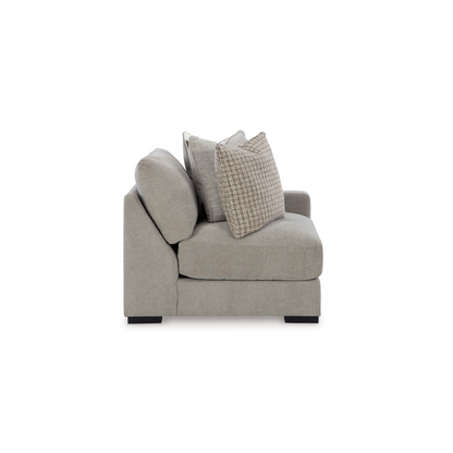 Aslan Court Modular Right Arm Facing Chair in Flax
