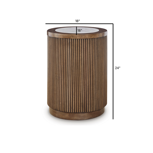 Hadonna Round End Table