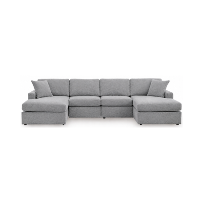 Modmax Modular 4-Piece Double Chaise Sectional