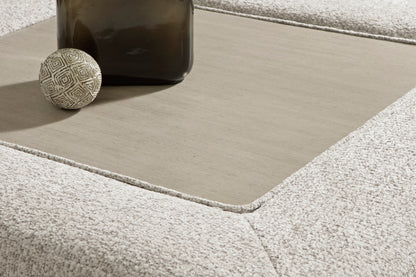 Ashbourne Estate Modular Oversized Accent Ottoman in Snowstone