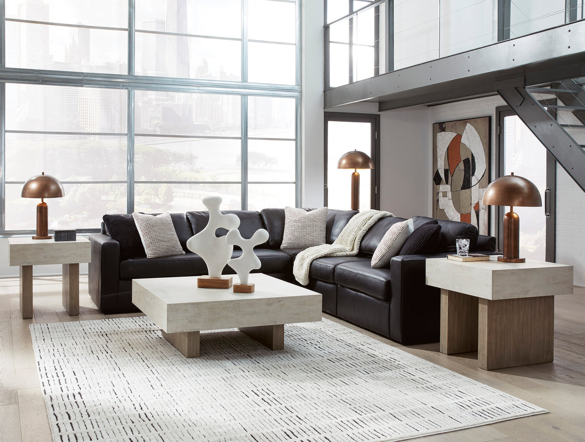 Modmax II Leather Modular 5-Piece Corner Sectional