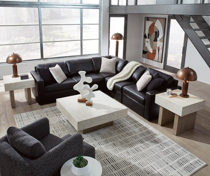 Modmax II Leather Modular 5-Piece Corner Sectional