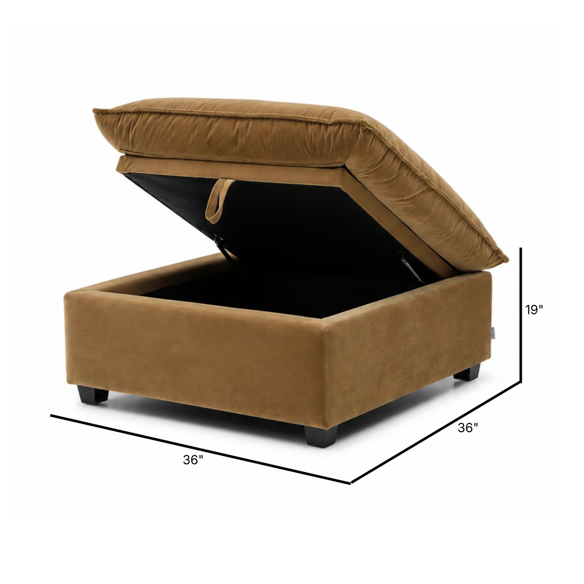 Bellamia Collections Luna Storage Ottoman