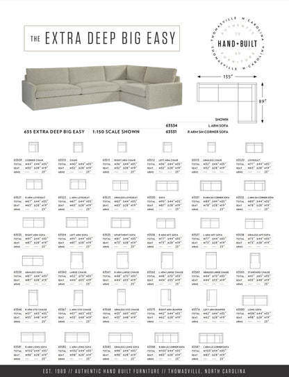 Younger Furniture Big Easy Extra Deep 2-Piece Sectional