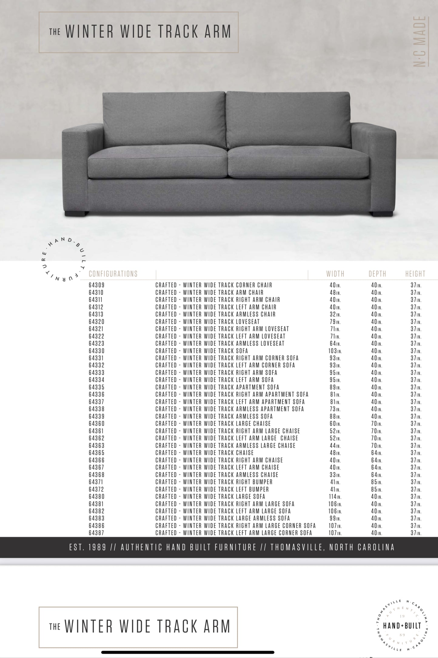 Younger Furniture Winter 2-Piece Sectional Sofa W/ Large Right Facing Chaise