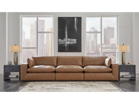 Emilia 3-Piece Leather Modular Sofa