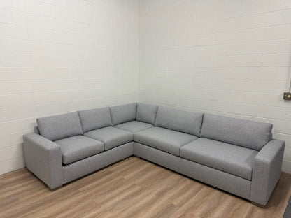 Younger Furniture Grande Wednesday Wide Arm 2-Piece Track Sectional Sofa