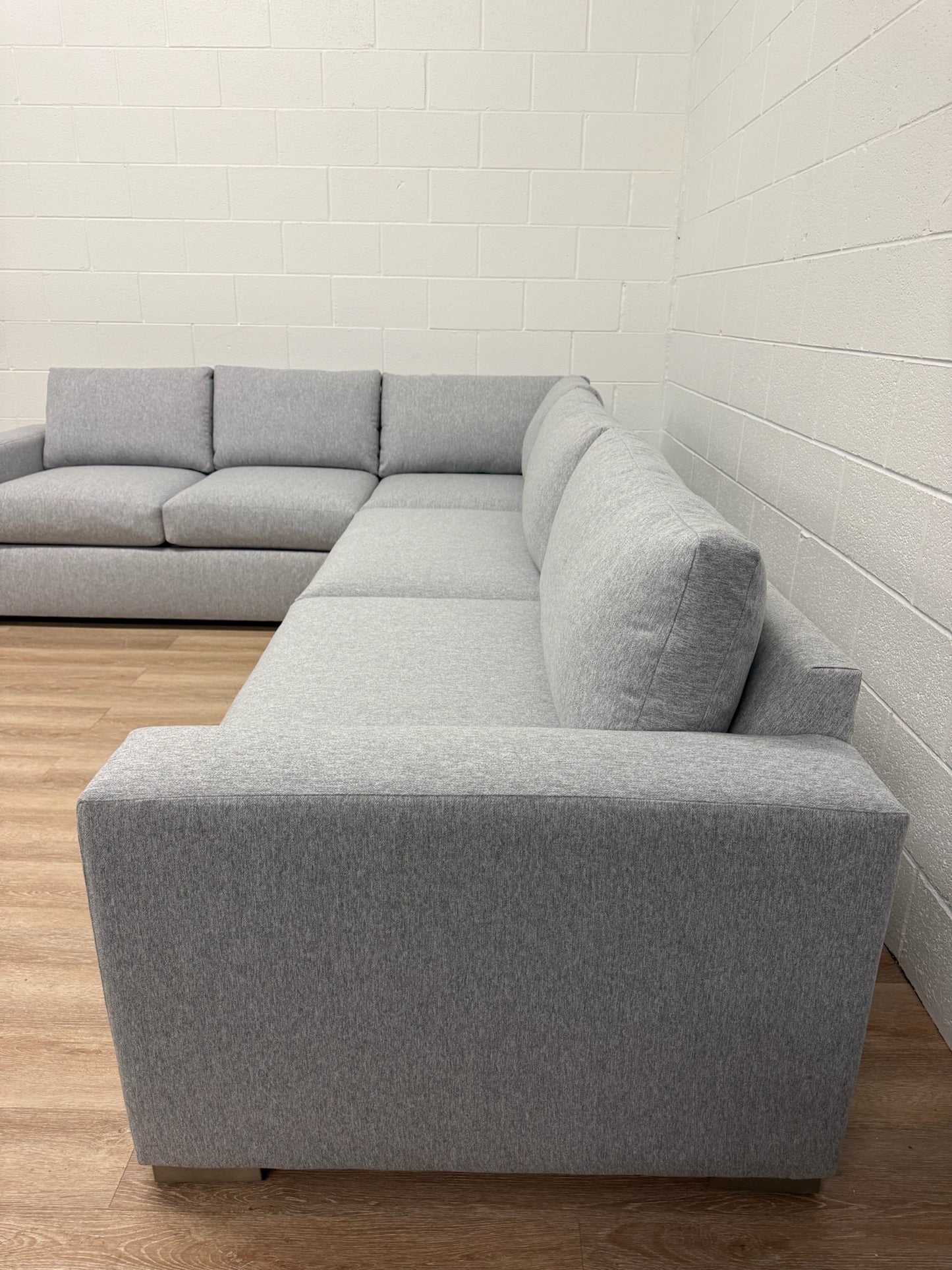 Younger Furniture Grande Wednesday Wide Arm 2-Piece Track Sectional Sofa