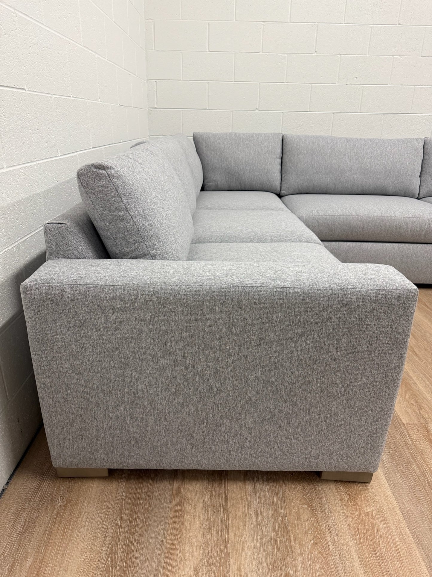 Younger Furniture Grande Wednesday Wide Arm 2-Piece Track Sectional Sofa