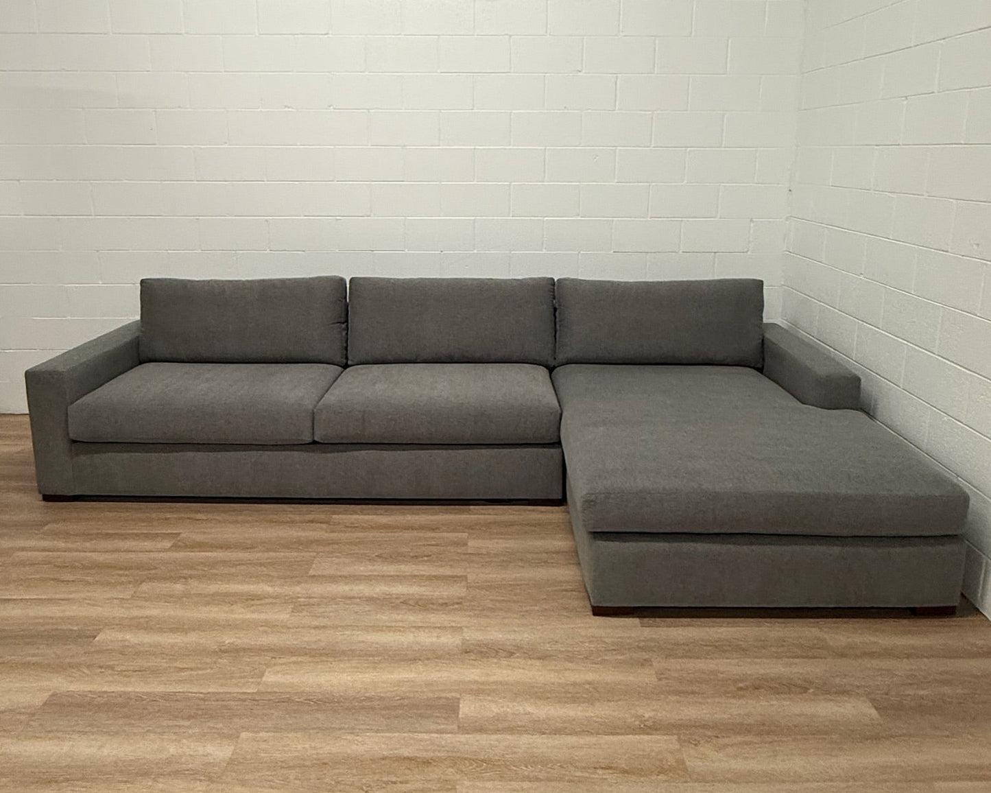 Younger Furniture Winter 2-Piece Sectional Sofa W/ Large Right Facing Chaise