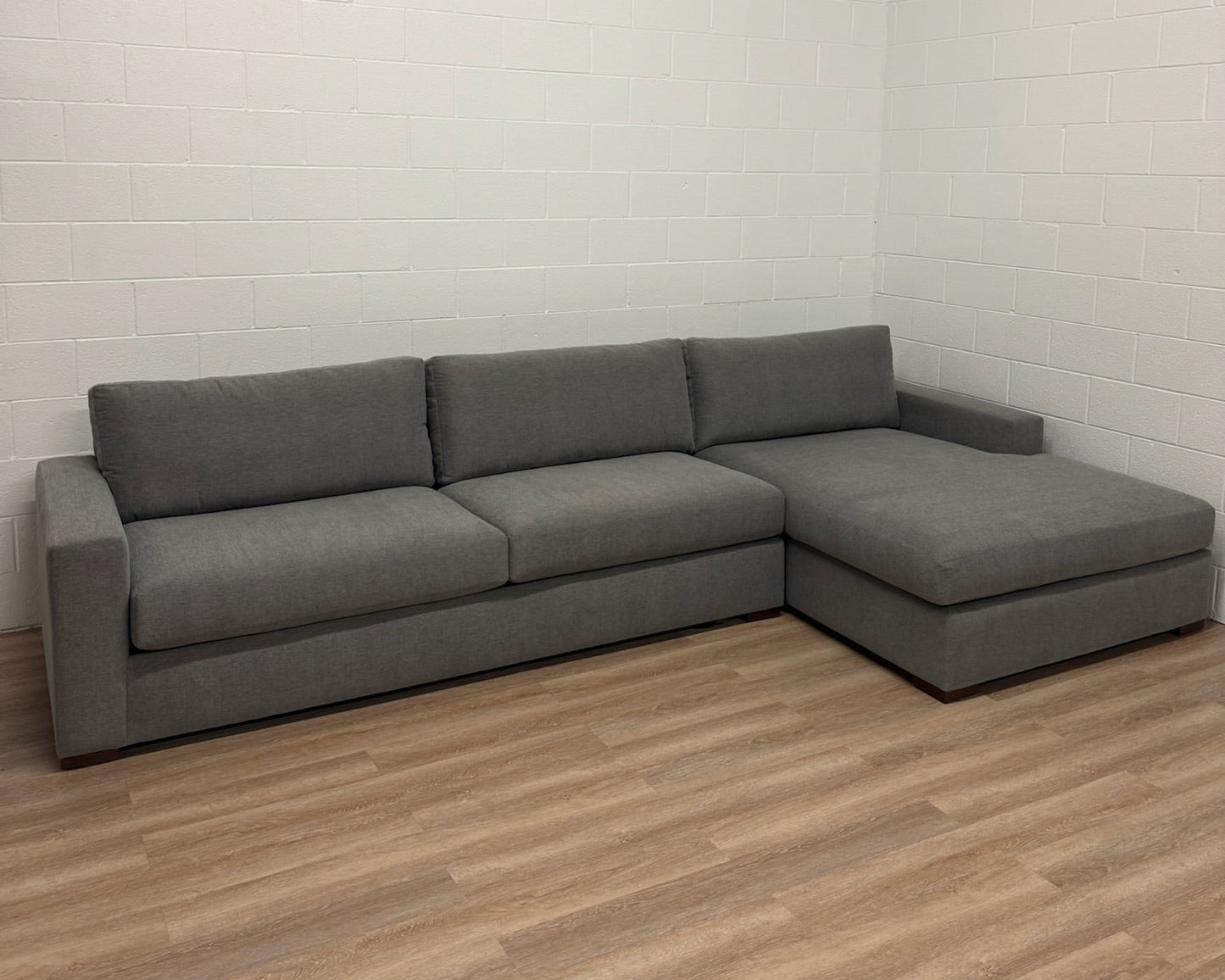 Younger Furniture Winter 2-Piece Sectional Sofa W/ Large Right Facing Chaise