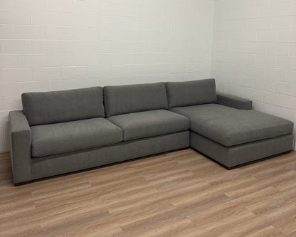 Younger Furniture Winter 2-Piece Sectional Sofa W/ Large Right Facing Chaise