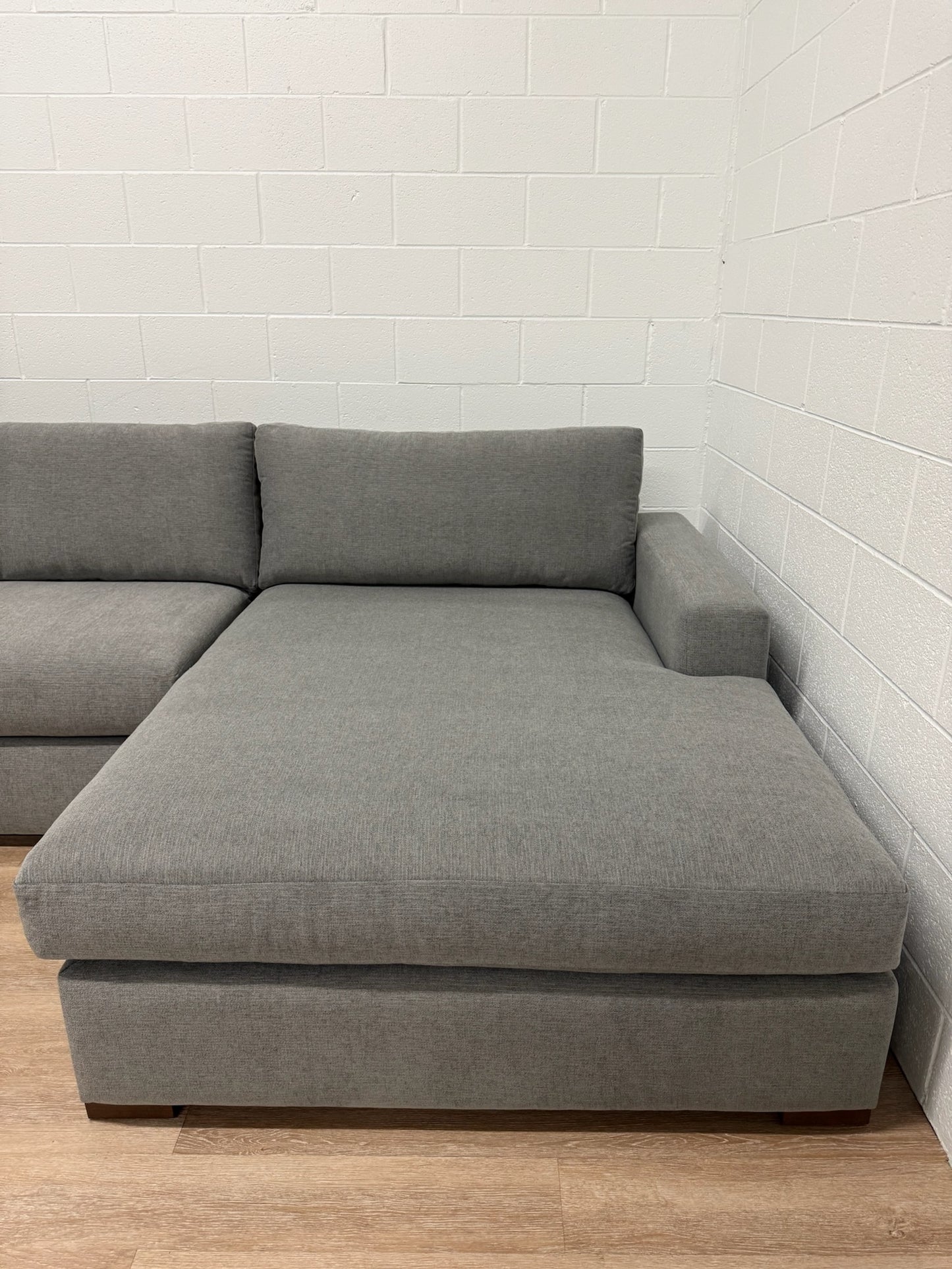 Younger Furniture Winter 2-Piece Sectional Sofa W/ Large Right Facing Chaise