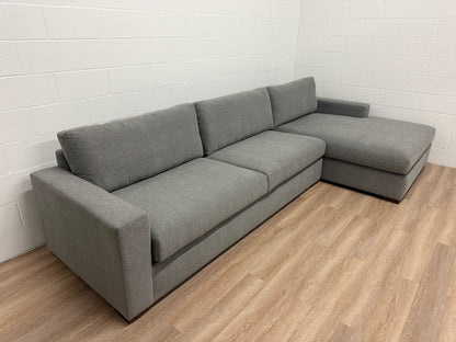 Younger Furniture Winter 2-Piece Sectional Sofa W/ Large Right Facing Chaise