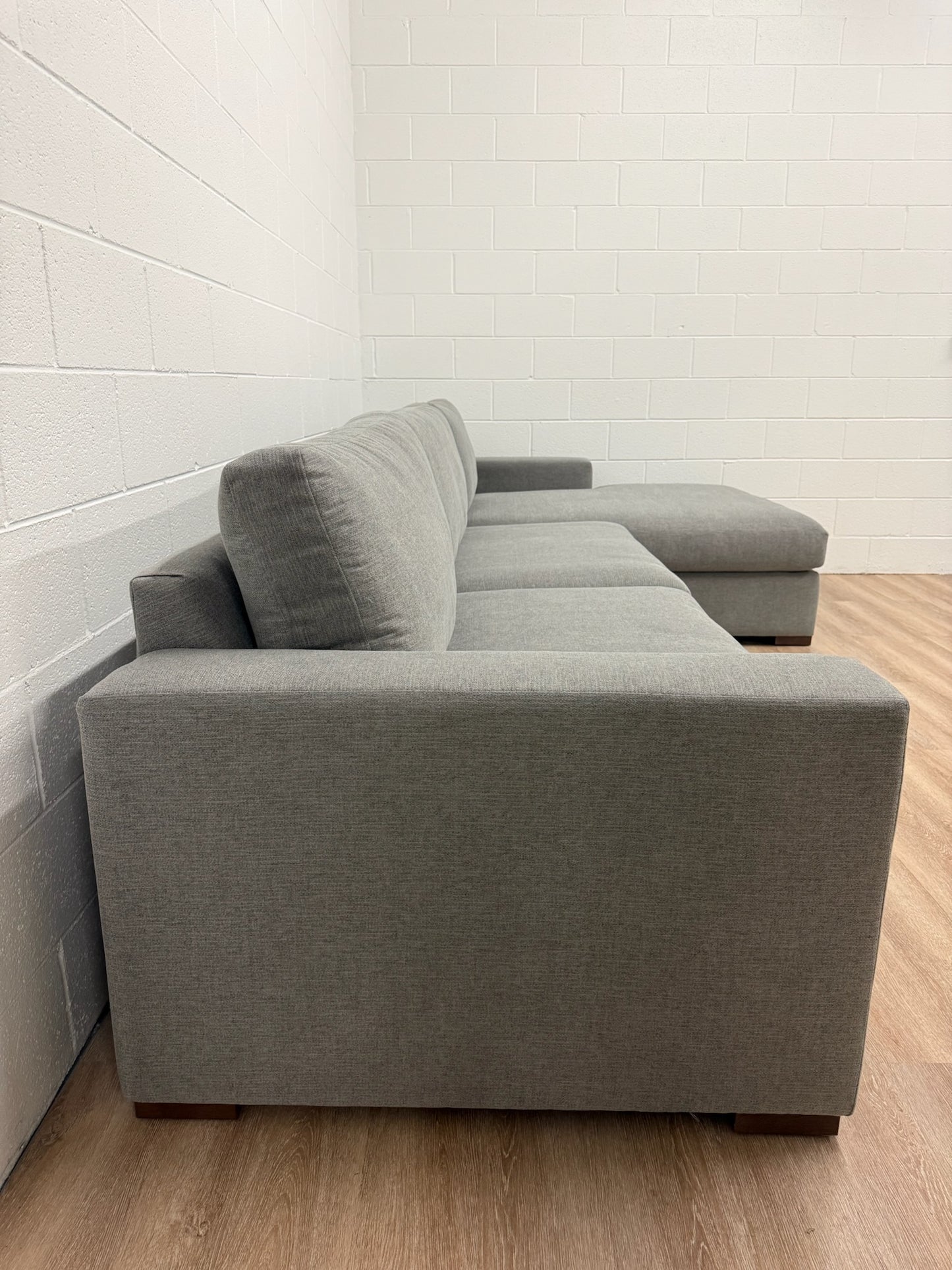 Younger Furniture Winter 2-Piece Sectional Sofa W/ Large Right Facing Chaise