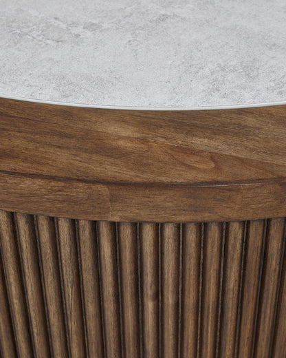 Hadonna Round End Table