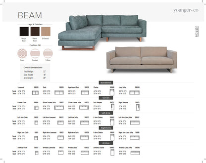 Younger Furniture Beam Sectional Collection