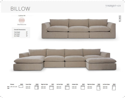 Younger Furniture Billow Sectional Collection
