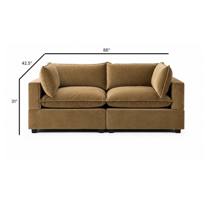 Bellamia Collections Luna Modular 86" Sofa