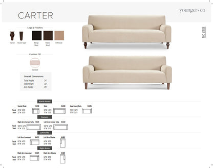 Younger Furniture Carter Sectional Collection