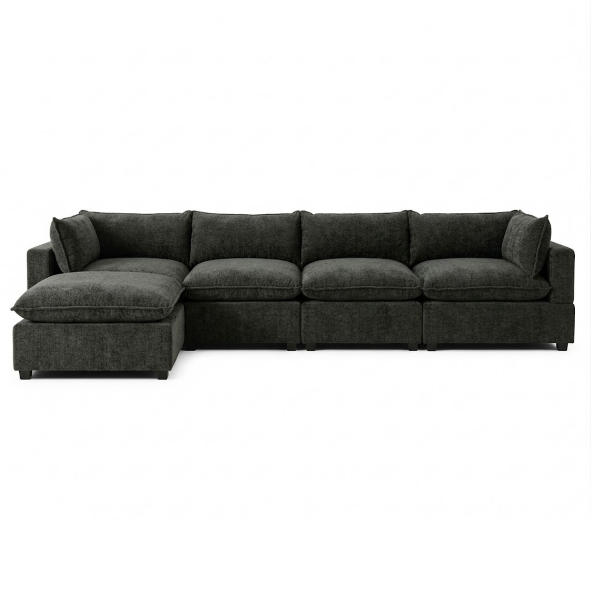 Bellamia Collections Luna Modular 4-Seater Sofa + Ottoman