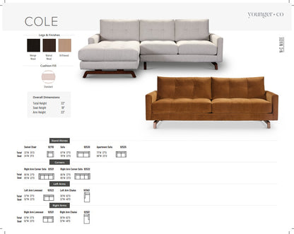 Younger Furniture Cole Sofa Collection