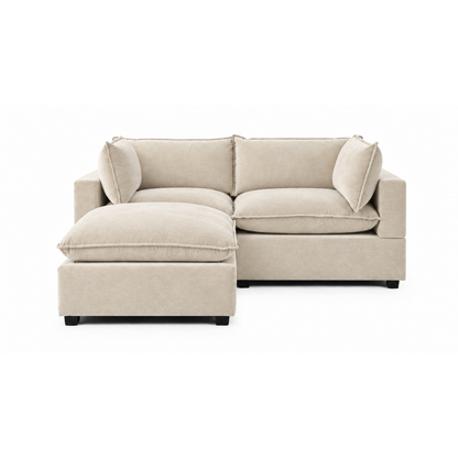 Bellamia Collections Luna Modular 86" Sofa + Ottoman