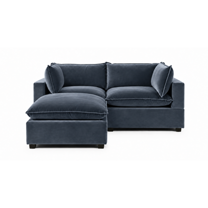 Bellamia Collections Luna Modular 86" Sofa + Ottoman